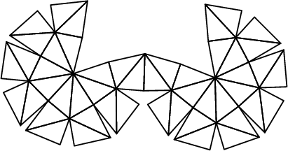 \begin{figure}\begin{center}\BoxedEPSF{Disdyakisdodecahedron_net.epsf scaled 700}\end{center}\end{figure}