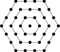 \begin{figure}\begin{center}\BoxedEPSF{CenteredHexagonalNumber.epsf scaled 700}\end{center}\end{figure}