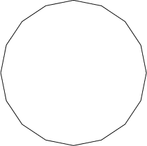 \begin{figure}\begin{center}\BoxedEPSF{Hexadecagon.epsf scaled 700}\end{center}\end{figure}