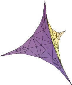 \begin{figure}\begin{center}\BoxedEPSF{tetrahedron_hyperbolic.epsf}\end{center}\end{figure}