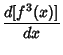 $\displaystyle {d[f^3(x)]\over dx}$