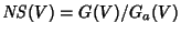 ${\it NS}(V)=G(V)/G_a(V)$