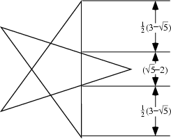 \begin{figure}\begin{center}\BoxedEPSF{PentagramLengths.epsf scaled 700}\end{center}\end{figure}