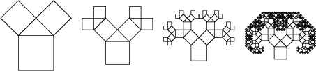 \begin{figure}\begin{center}\BoxedEPSF{Pythagoras_Tree.epsf scaled 601}\end{center}\end{figure}