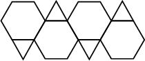 \begin{figure}\BoxedEPSF{Truncated_tetrahedron_net.epsf}\end{figure}