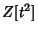 $\displaystyle Z[t^2]$